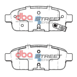 Chevrolet Cruze (J300) Plaquettes de frein DBA Ceramic Arrière 2014 2016 DB1990SS