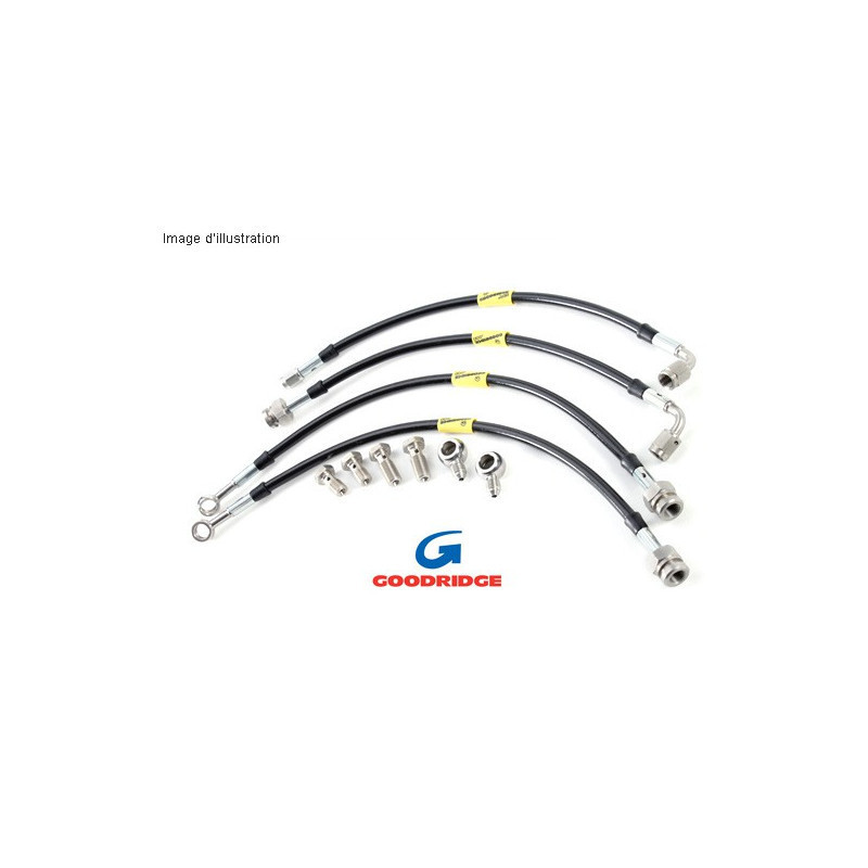 Flexibles de freins Goodridge pour Opel Corsa C Sport 1