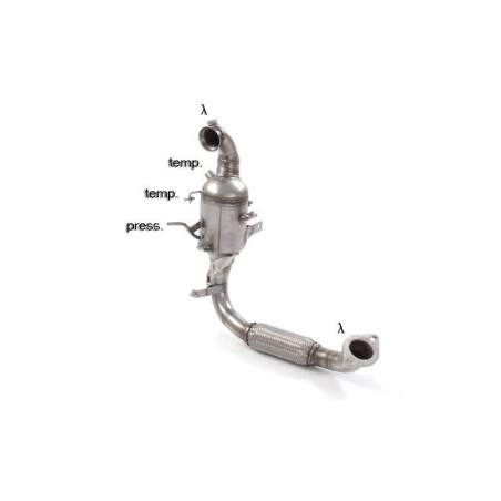 Catalyseur sport Ragazzon pour FORD Ka II (12/2008 Aujourd'hui) 54.0372.01