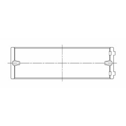 Bmw M52B28 Coussinets de vilebrequin ACL Race Series (jeu majoré) Cote standard