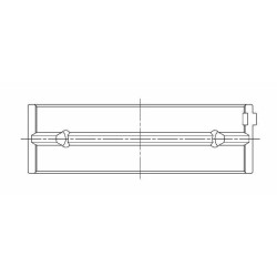 Bmw S54B32 Coussinets de vilebrequin ACL Race Series +0.25 mm