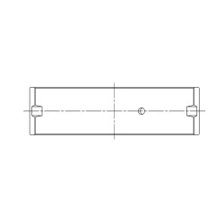 Toyota 1GD FTV Coussinets de vilebrequin ACL +0.025 mm