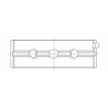 Suzuki M15A Coussinets de vilebrequin ACL Race Series Cote standard