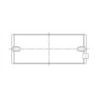 Toyota 4S FE Coussinets de vilebrequin ACL Race Series Cote standard SP