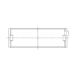 Ford ZMD Coussinets de vilebrequin ACL Race Series +0.50 mm