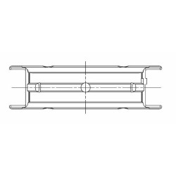 Subaru EJ205 Coussinets de vilebrequin ACL Race Series +0.025 mm
