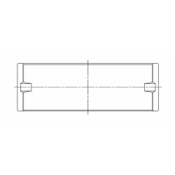Mazda L3 VDT MZR (Duratec) Coussinets de vilebrequin ACL +0.25 mm