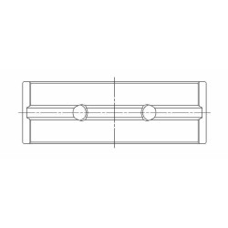 Mazda L3 VDT MZR (Duratec) Coussinets de vilebrequin ACL +0.025 mm