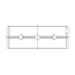 Alfa Romeo AR 33601 Coussinets de vilebrequin ACL Race Series +0.25 mm