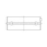 Mitsubishi 4D65 Coussinets de vilebrequin ACL Race Series Cote standard