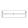 Alfa Romeo 939 A.000 Coussinets de vilebrequin ACL Race Series +0.025 mm
