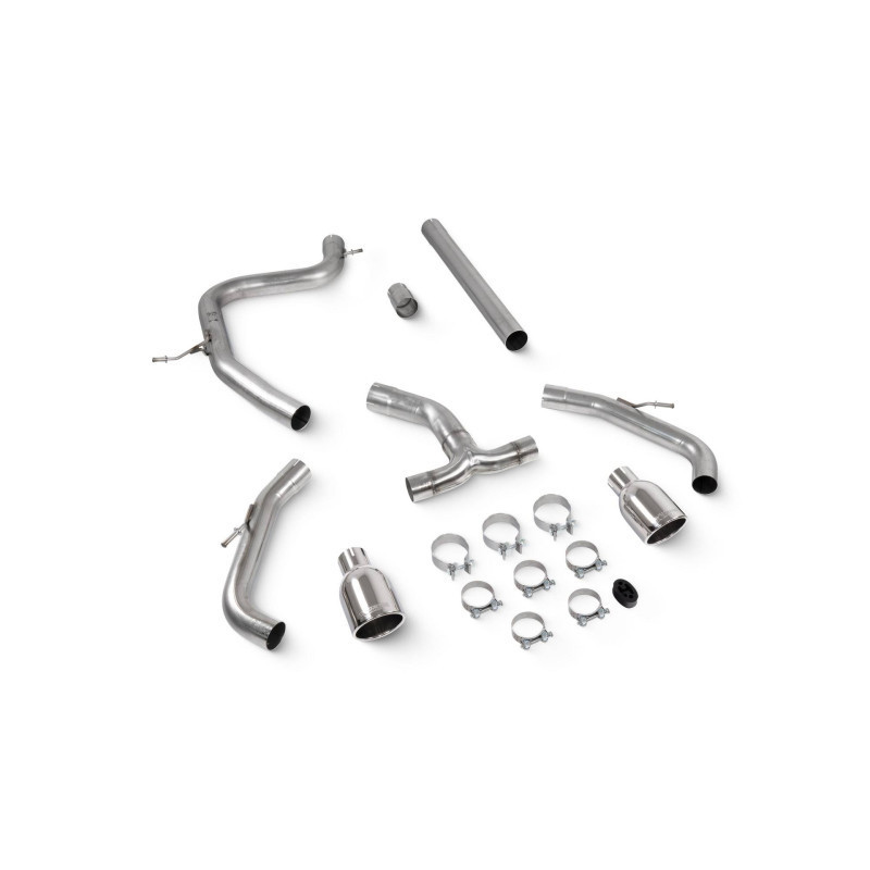 Cat back Predator sans intermédiaire Scorpion pour CUPRA Leon 245