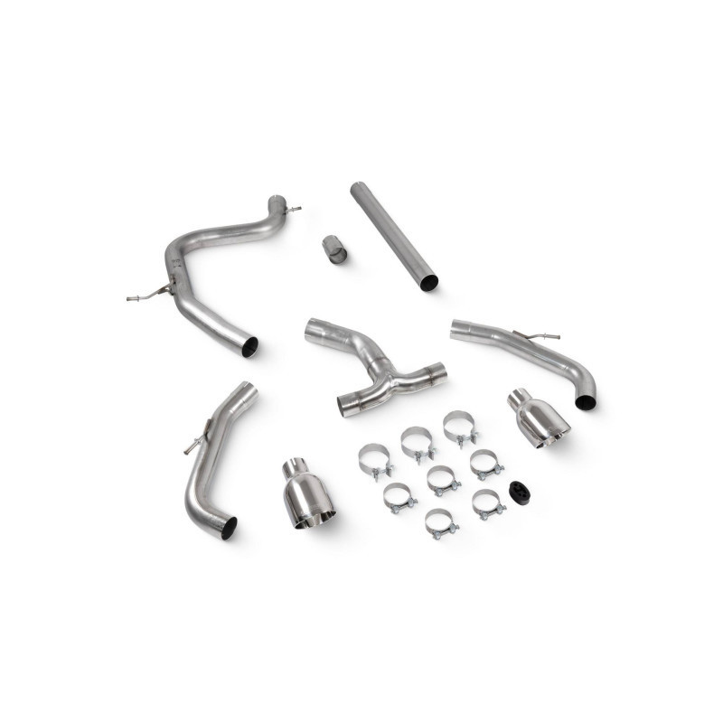 Cat back Predator sans intermédiaire Scorpion pour CUPRA Leon 245