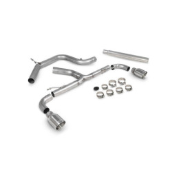 Cat back Prédator sans intermédiaire Scorpion pour Volkswagen Scirocco R