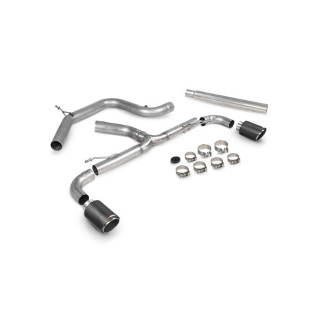Cat back Prédator sans intermédiaire Scorpion pour Volkswagen Scirocco R