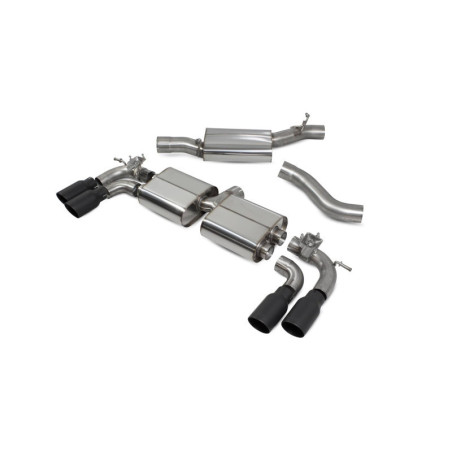 Cat back avec intermédiaire (valvé) Scorpion pour Volkswagen Golf R MK8 (FAP)