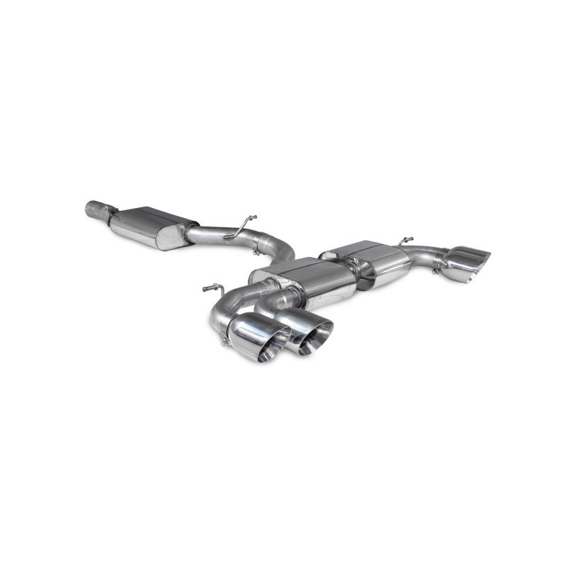 Cat back avec intermédiaire Scorpion pour Audi S3 8Y Sportback