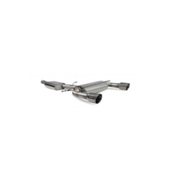Cat back avec intermédiaire sans valves TT MK3 2.0 TFSi Quattro