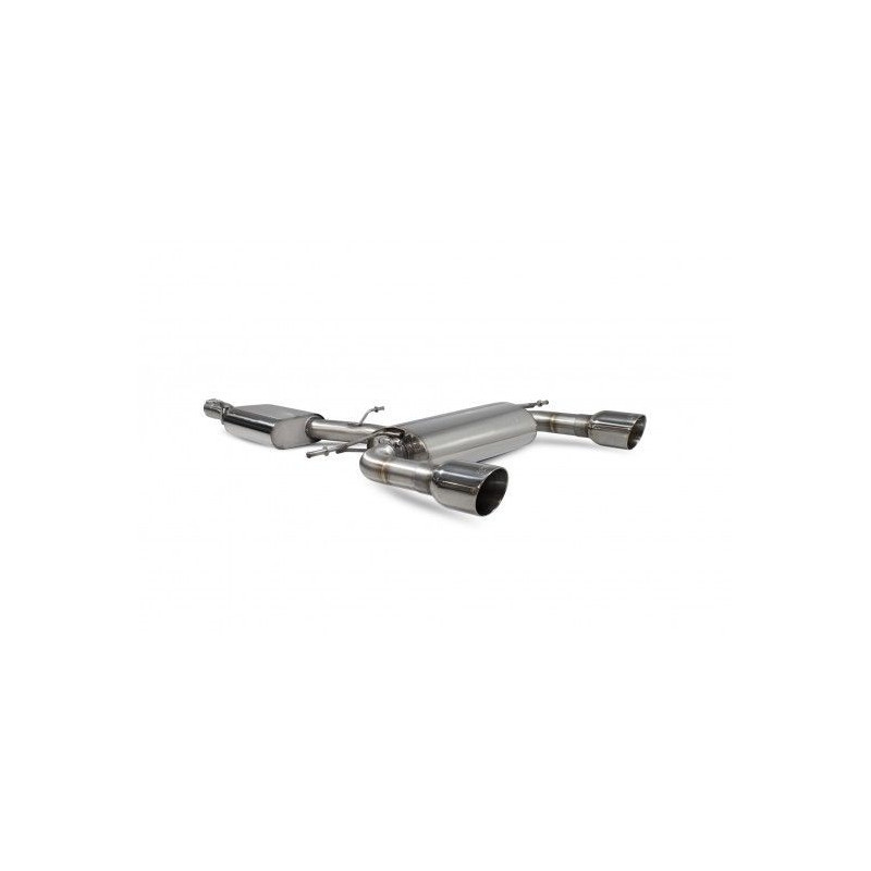 Cat back avec intermédiaire sans valves TT MK3 2.0 TFSi Quattro