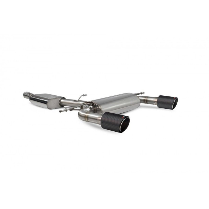Cat back avec intermédiaire sans valves TT MK3 2.0 TFSi Quattro