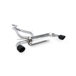 Cat back embout noir ceramique Daytona Scorpion pour Toyota Supra A90 3.0T (ROW)
