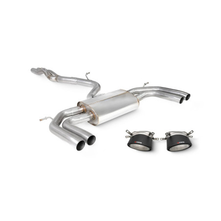 Cat back sans intermédiaire (non valvé) Scorpion pour Audi RS3 8Y Saloon