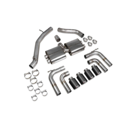 Cat back sans intermédiaire (non valvé) Scorpion pour Audi S3 Saloon 8V