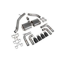 Cat back sans intermédiaire (non valvé) Scorpion pour Audi S3 Saloon 8V