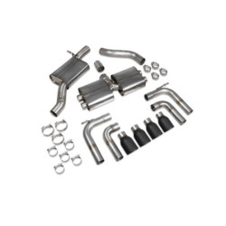 Cat back sans intermédiaire (non valvé) Scorpion pour Audi S3 Saloon 8V