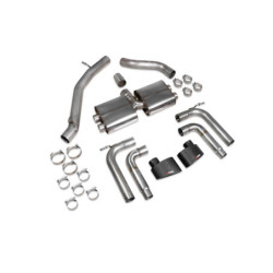 Cat back sans intermédiaire (non valvé) Scorpion pour Audi S3 Saloon 8V