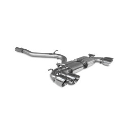 Cat back sans intermédiaire (valvé) Scorpion pour Audi S3 8Y Sportback