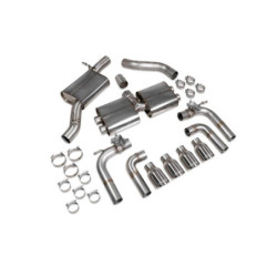 Cat back sans intermédiaire (valvé) Scorpion pour Audi S3 Saloon 8V