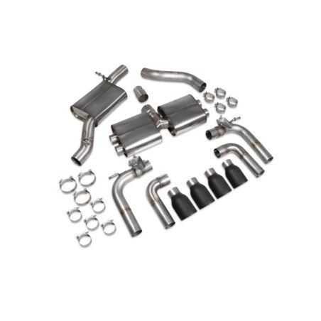 Cat back sans intermédiaire (valvé) Scorpion pour Audi S3 Saloon 8V