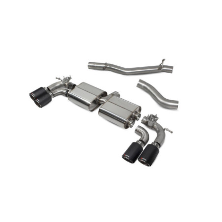 Cat back sans intermédiaire (valvé) Scorpion pour Volkswagen Golf R MK8 (FAP)