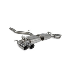 Cat back sans intermédiaire (valvé) Scorpion pour Volkswagen Golf R MK8 (FAP)