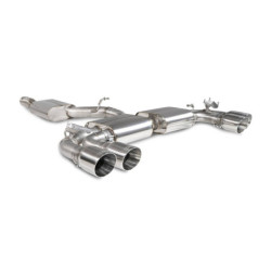 Cat back sans intermédiaire (valvée) Scorpion pour CUPRA Formentor 2.0 TSI 4Drive 310