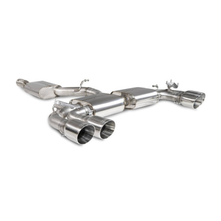 Cat back sans intermédiaire (valvée) Scorpion pour CUPRA Formentor 2.0 TSI 4Drive 310
