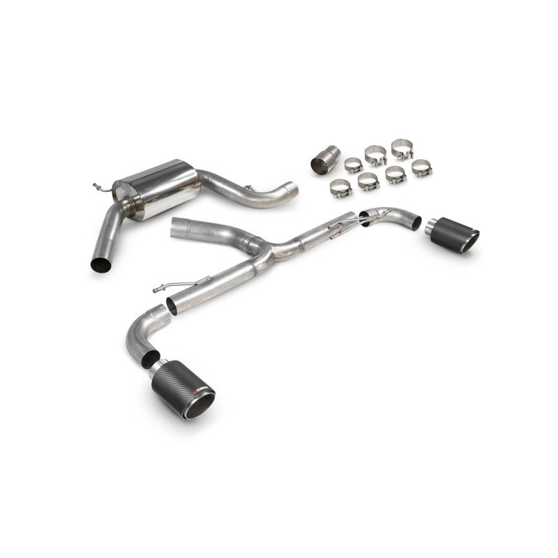 Cat back sans intermédiaire Predator Scorpion pour Volkswagen Golf Mk6 Gti 2.0 Tsi & Edition 35