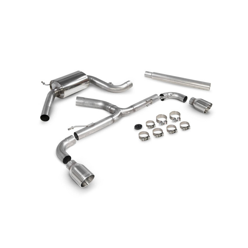 Cat back sans intermédiaire Predator Scorpion pour Volkswagen Scirocco R