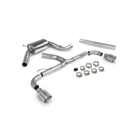 Cat back sans intermédiaire Predator Scorpion pour Volkswagen Scirocco R
