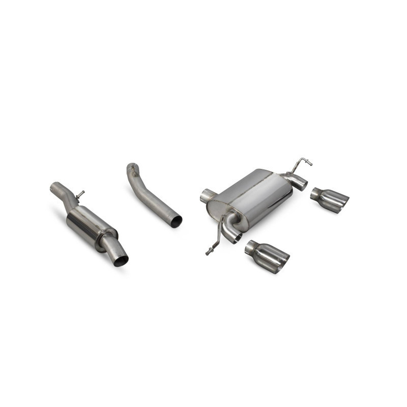 Cat back sans intermédiaire Scorpion pour Audi TT Mk1 Quattro Sport