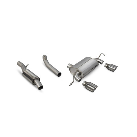 Cat back sans intermédiaire Scorpion pour Audi TT Mk1 Quattro Sport