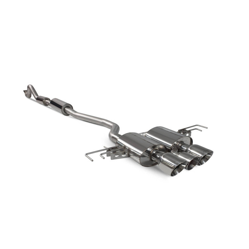 Cat back sans intermédiaire Scorpion pour Honda Civic Type R FK8