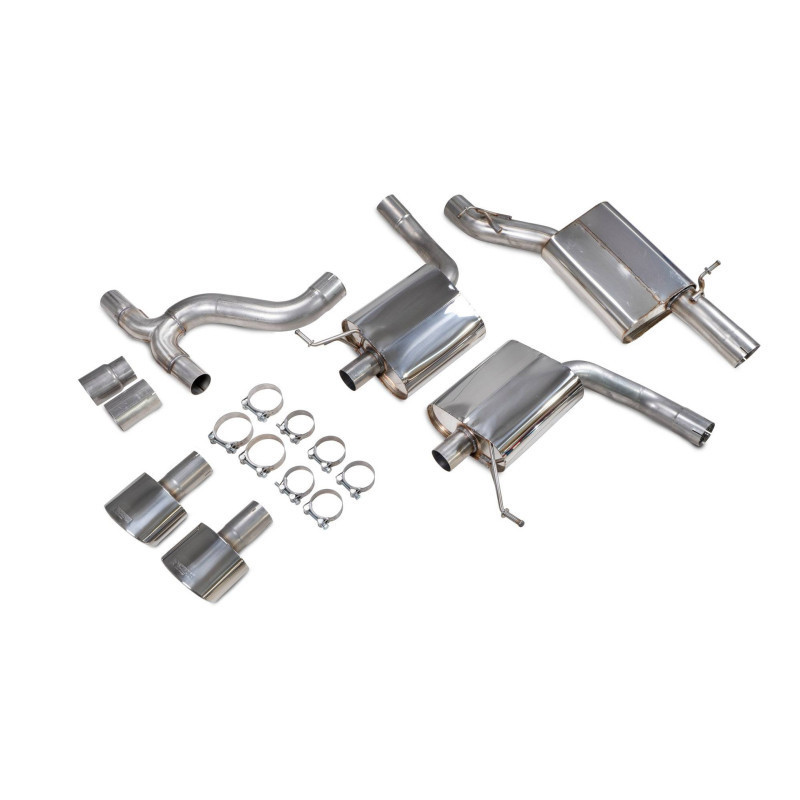 Cat back sans intermédiaire Scorpion pour Seat Leon Cupra ST 300 4Drive