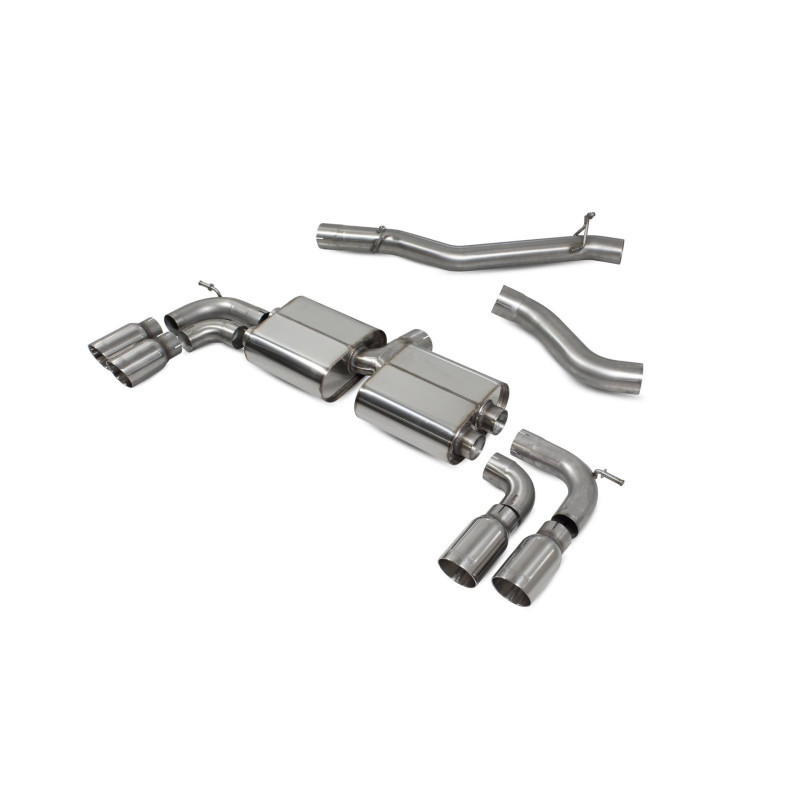 Cat back sans intermédiaire Scorpion pour Volkswagen Golf R MK8 (FAP)