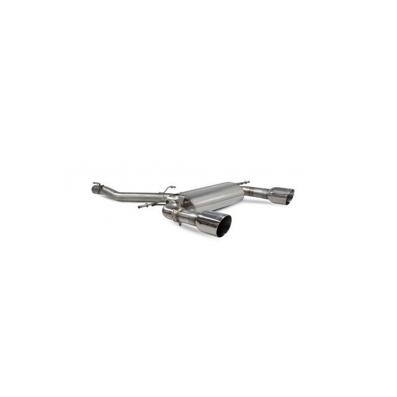 Cat back sans intermédiaire avec valves TT MK3 2.0 TFSi Quattro