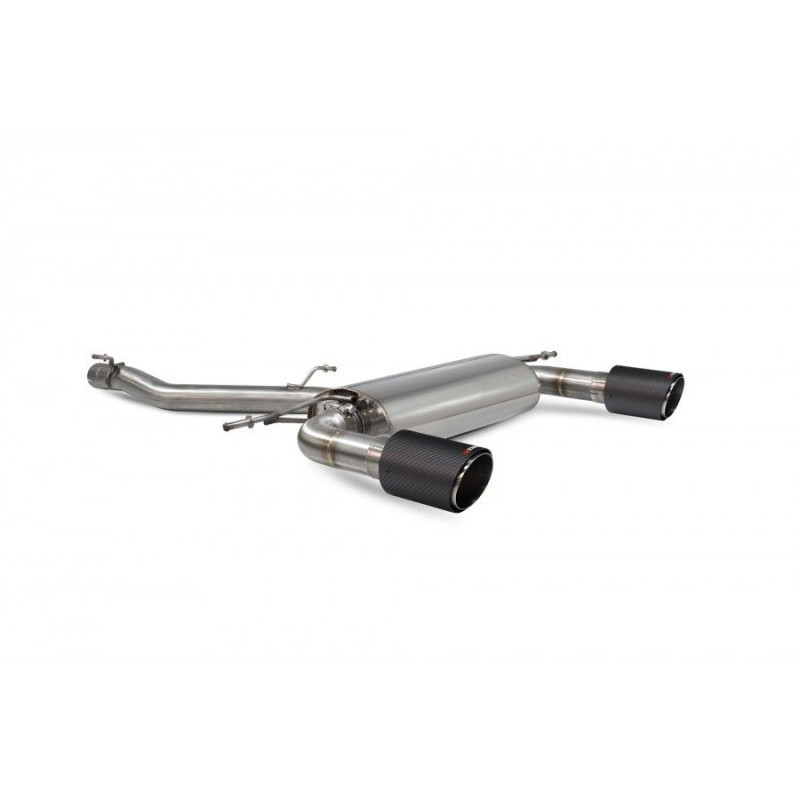 Cat back sans intermédiaire sans valve TT MK3 2.0 TFSi Quattro