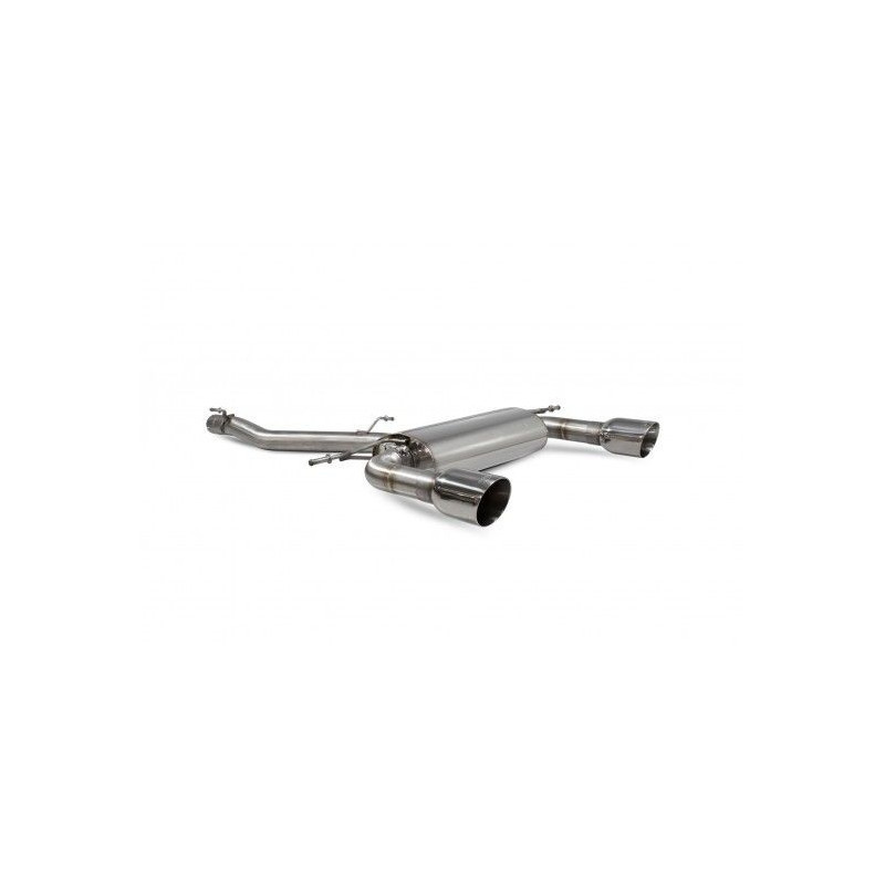 Cat back sans intermédiaire sans valve TT MK3 2.0 TFSi Quattro