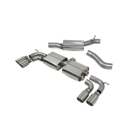 Demi ligne Scorpion pour S3 2.0 TFSI quattro 3portes / Sportback 8V/8V.2 (Non FAP)