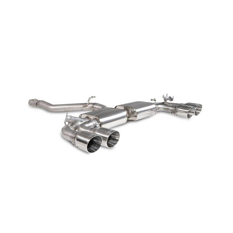 Demi ligne sans intermédiaire (valvée) Scorpion pour CUPRA Formentor 2.0 TSI 4Drive 310